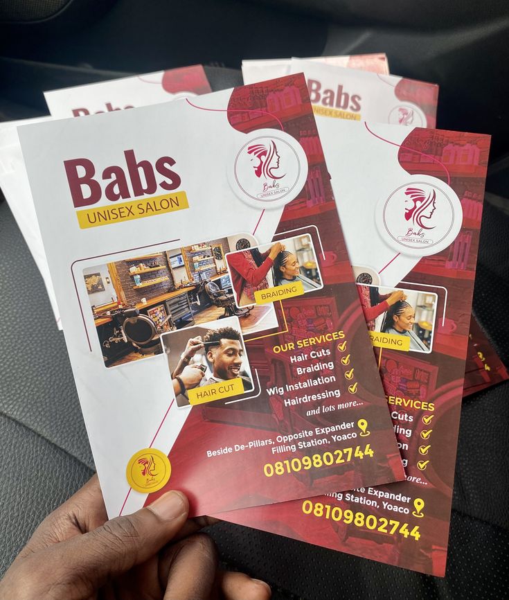 Printed flyer collection